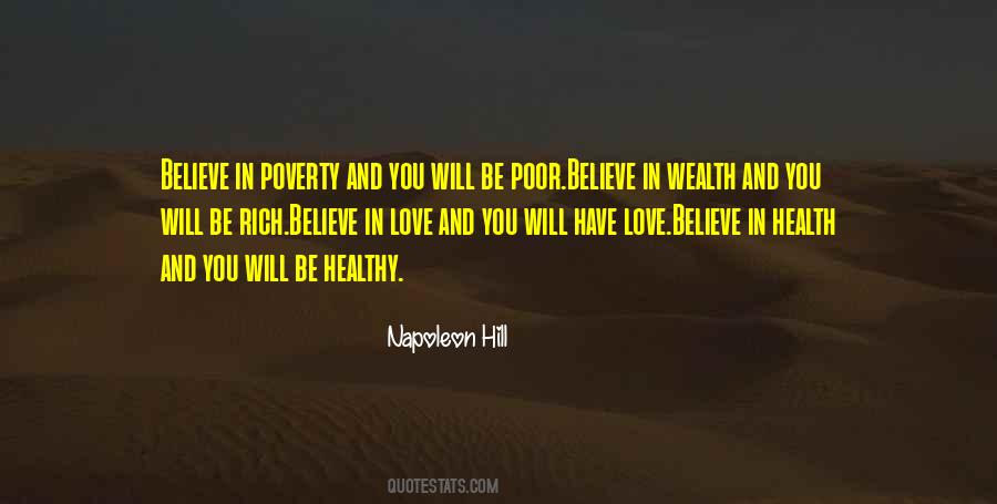Wealth Love Quotes #373828