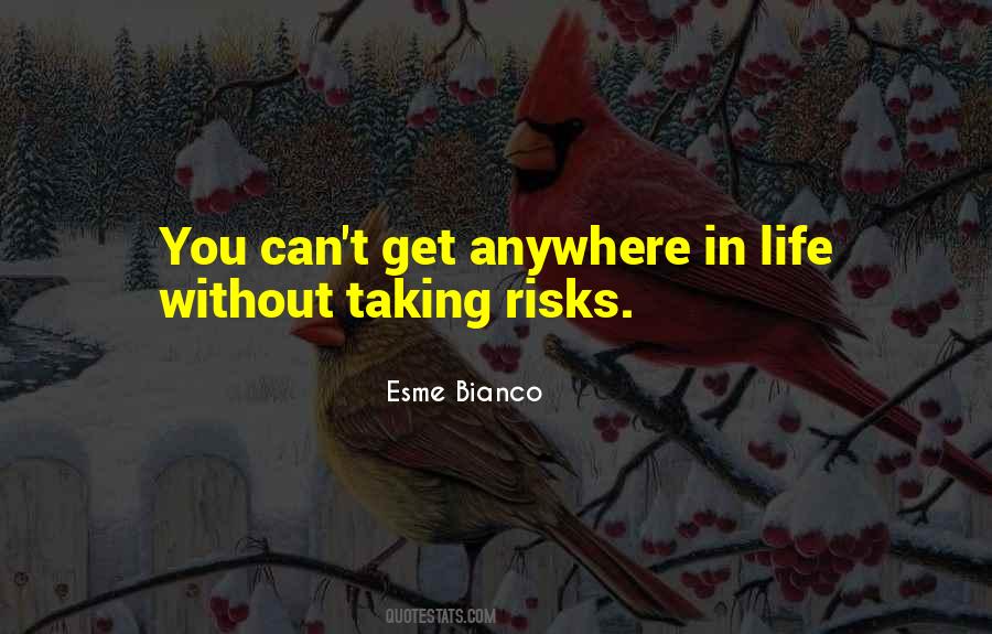 Without Taking Risks Quotes #806350