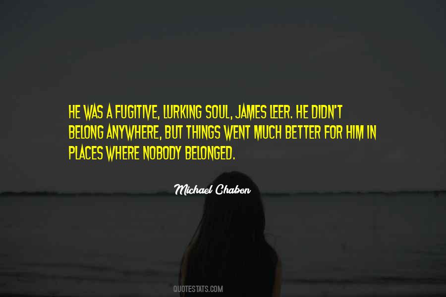 Quotes About Soul Places #1006169