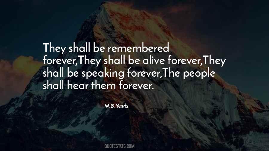 Forever Alive Quotes #355354