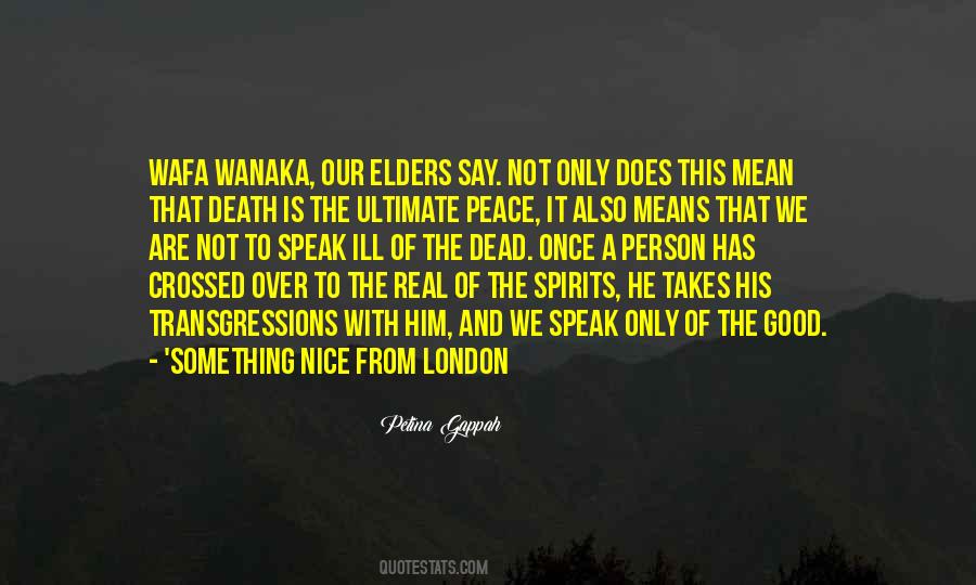 Quotes About Peace Is Good #1204774
