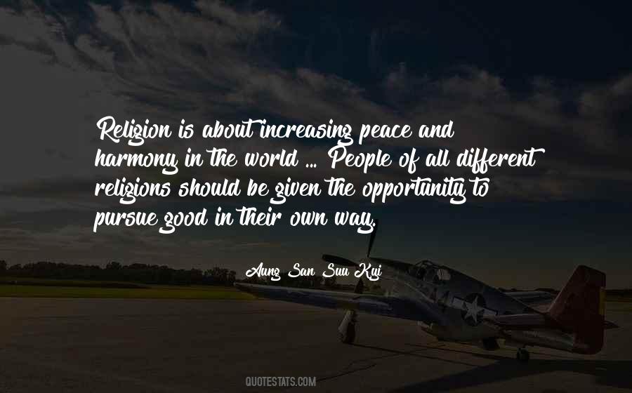Quotes About Peace Is Good #1433291