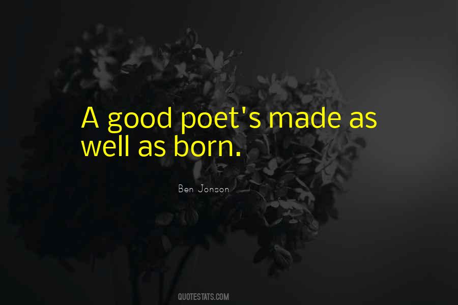 Good Poet Quotes #857525