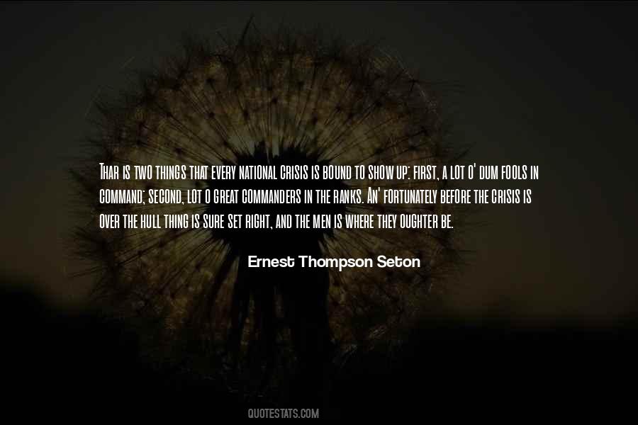 Ernest Seton Quotes #1675672