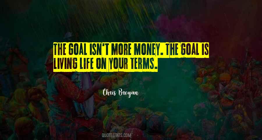 Money Goal Quotes #967637