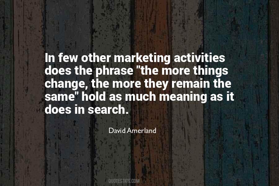 Change Meaning Quotes #1664281