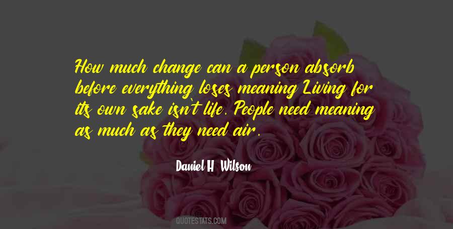 Change Meaning Quotes #744010
