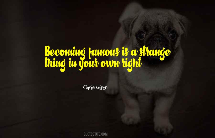 Famous Strange Quotes #1471575