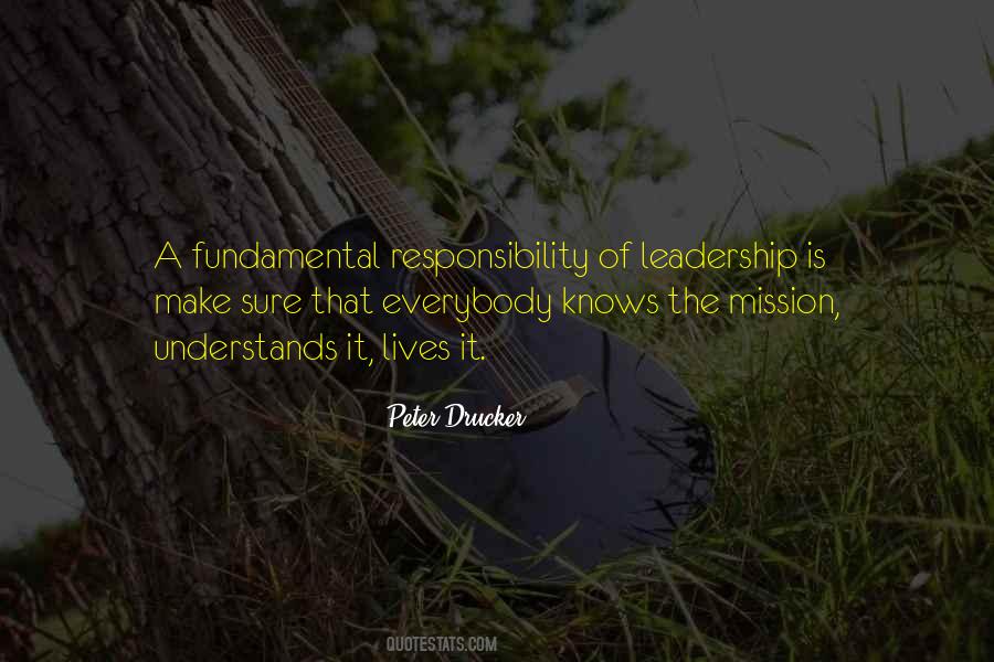 Quotes About The Responsibility Of Leadership #1070529
