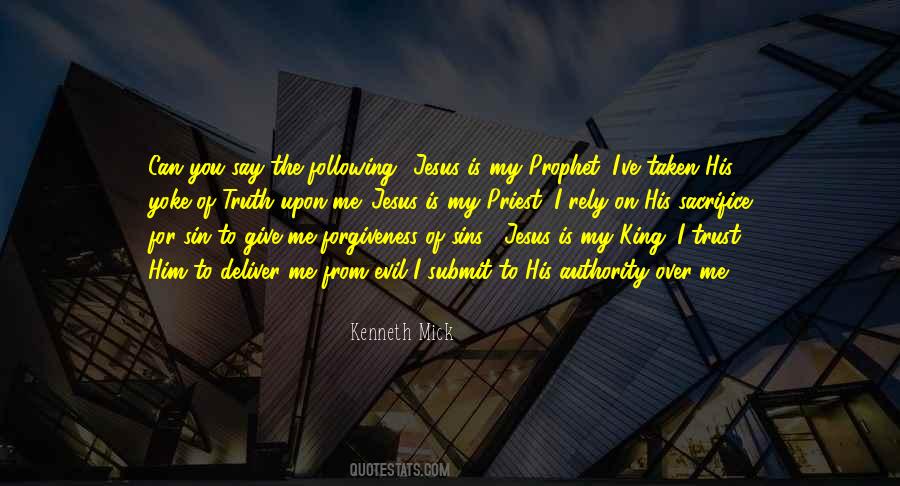 Jesus Is My King Quotes #487105