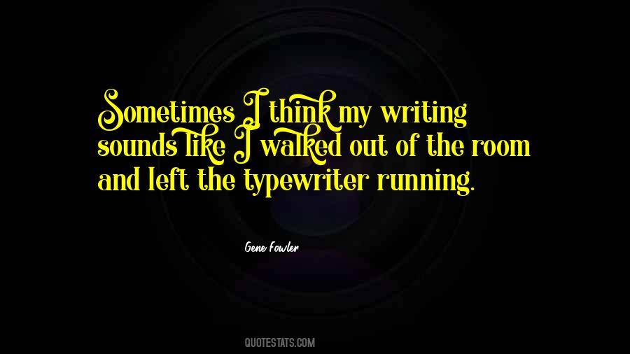 Running The Room Quotes #266491