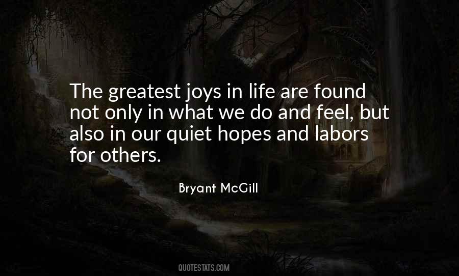 Greatest Joys In Life Quotes #872518