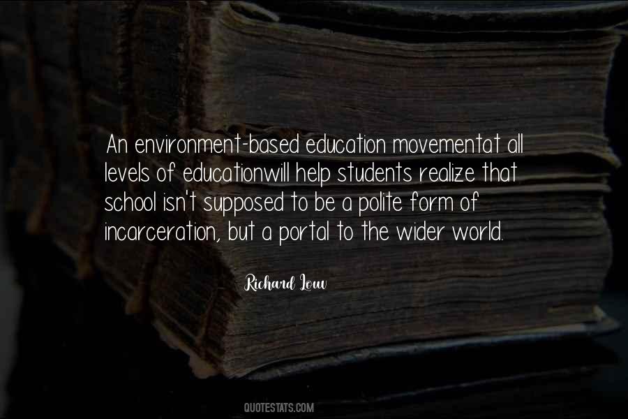 Education Environment Quotes #164146