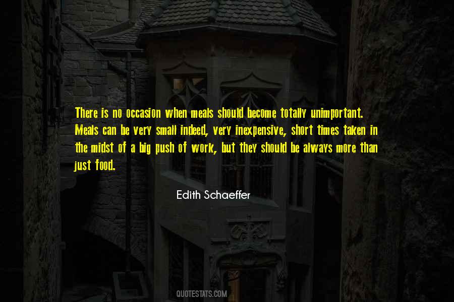Small Food Quotes #1146009