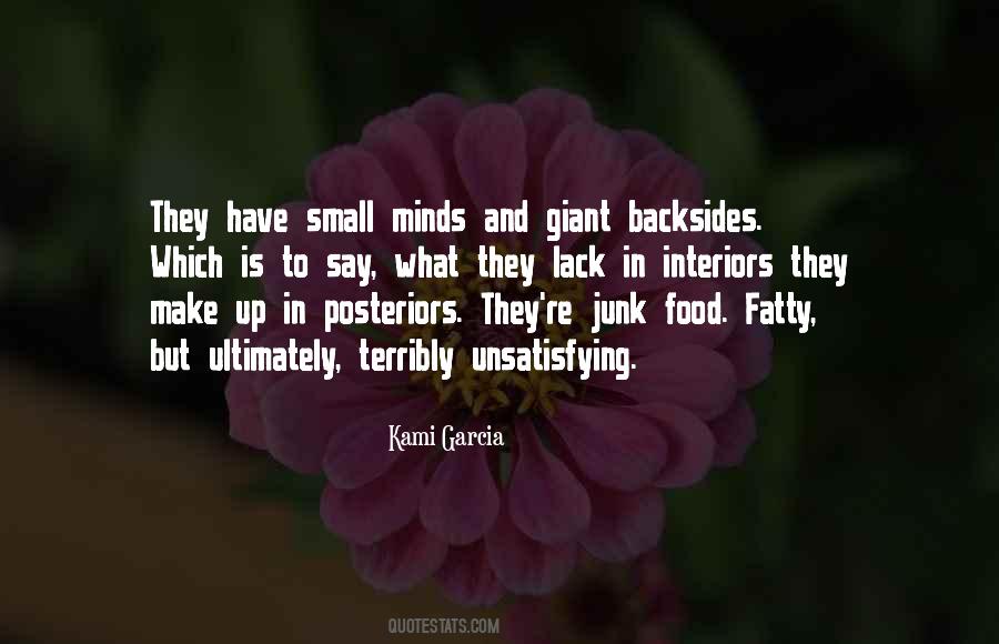 Small Food Quotes #1296406