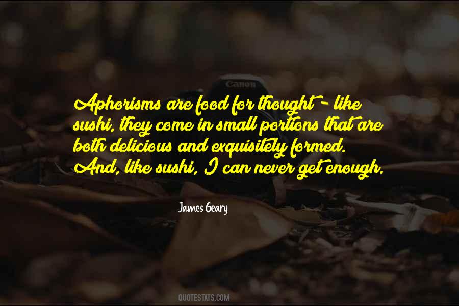 Small Food Quotes #151635