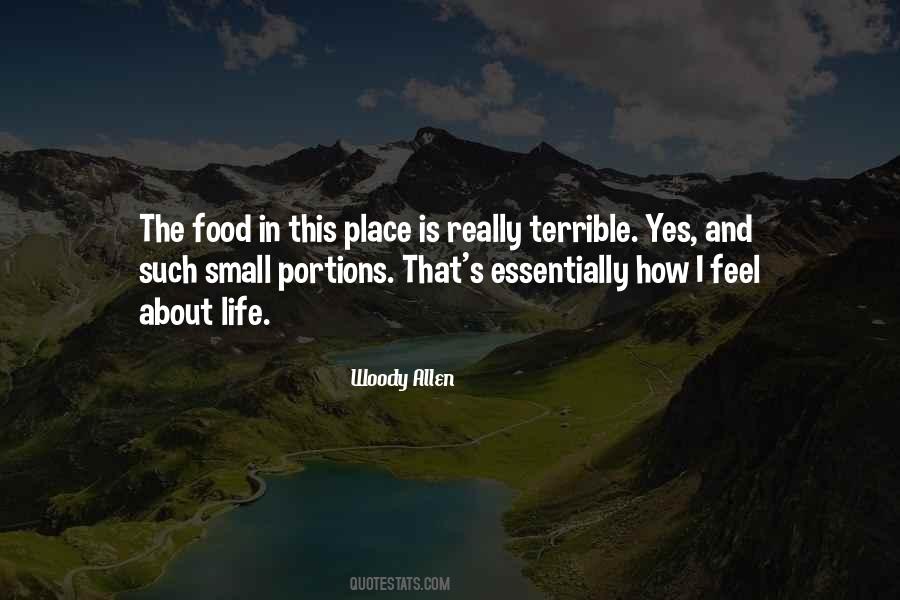 Small Food Quotes #232836