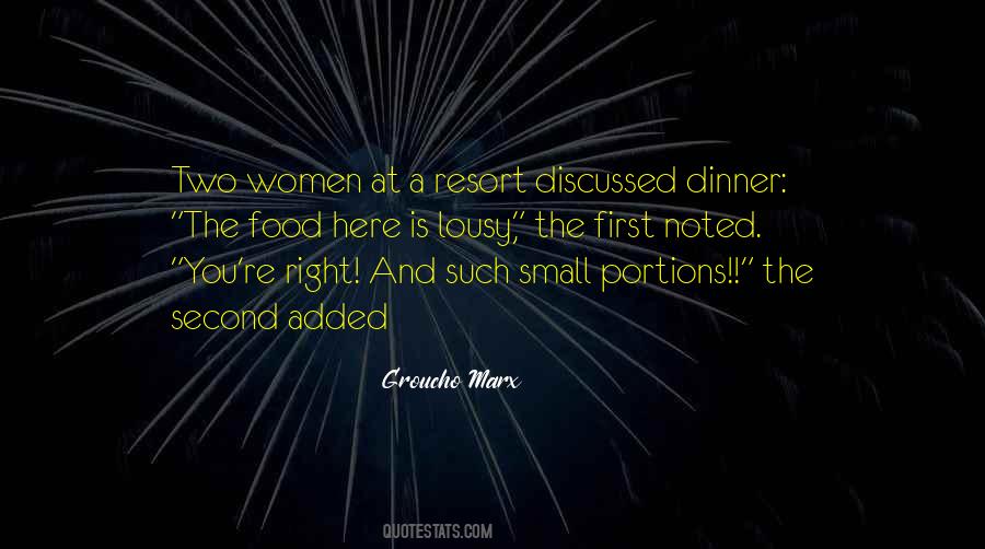 Small Food Quotes #973037