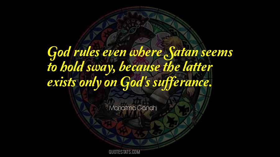 God Rules Quotes #900495