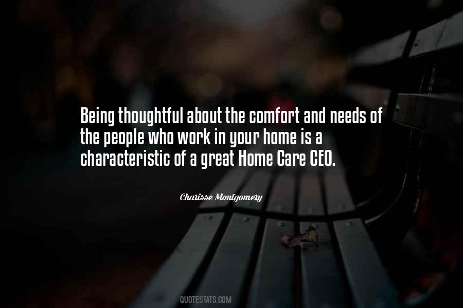Quotes About The Comfort Of Home #1818246