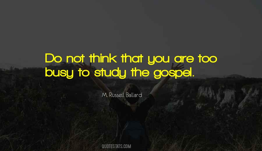 Not Too Busy Quotes #1240014