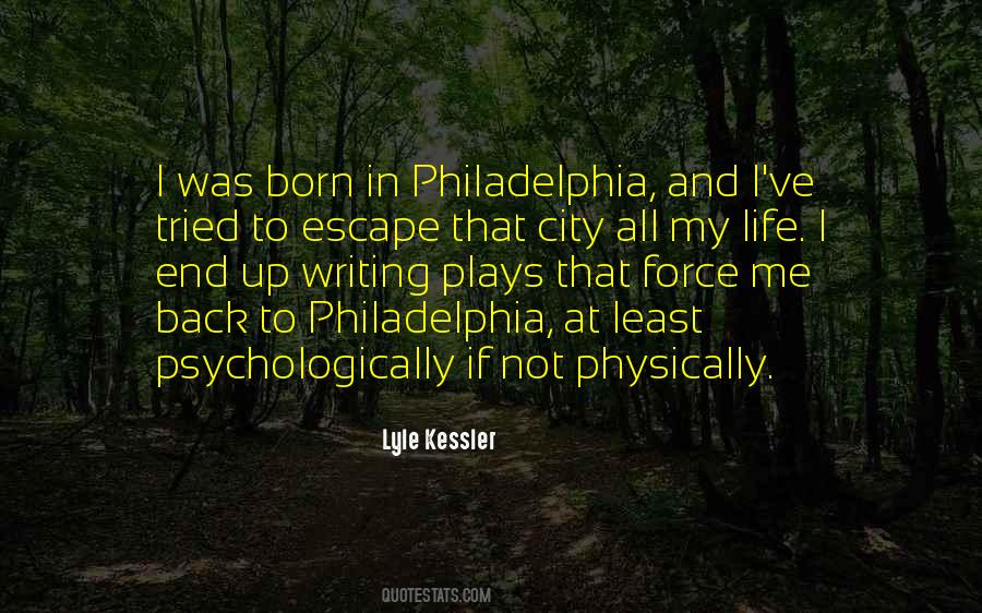Escape City Quotes #1114026