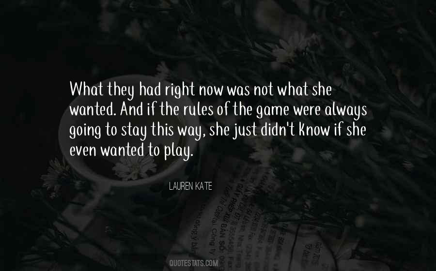 Just Play The Game Quotes #1603114