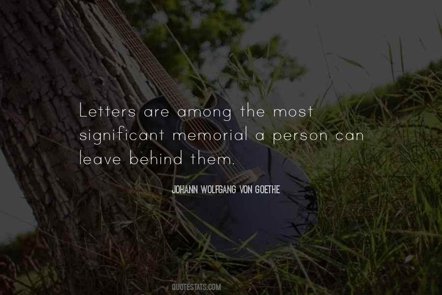 Leave Them Behind Quotes #260016