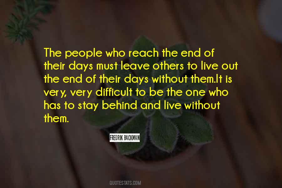 Leave Them Behind Quotes #812115