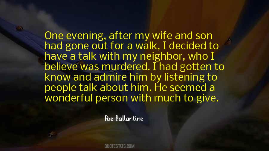 A Wonderful Evening Quotes #197056