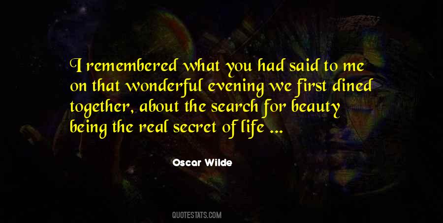 A Wonderful Evening Quotes #544454