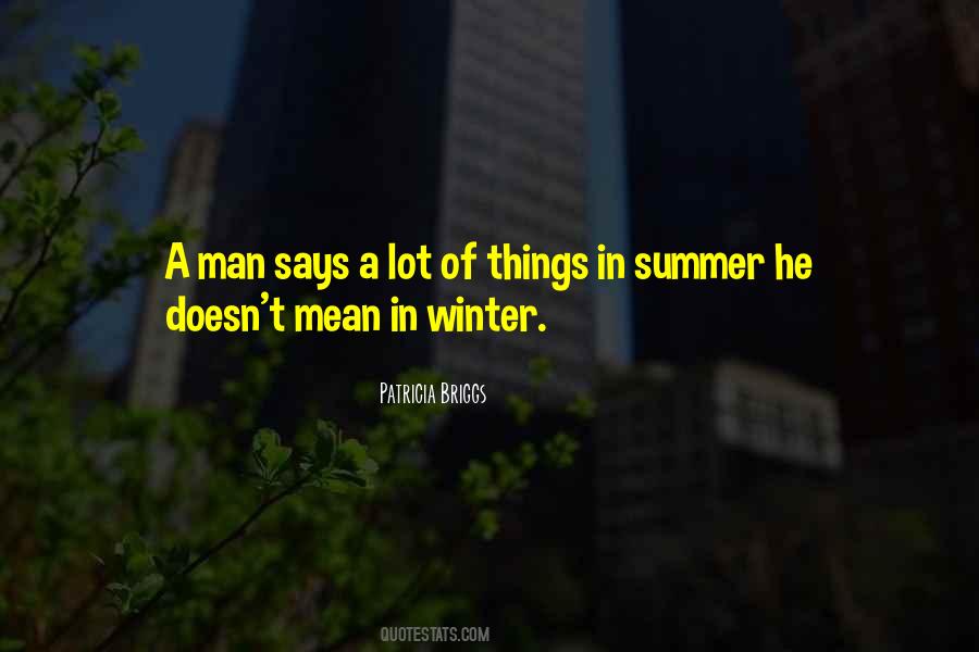 Quotes About Winter Things #1531443