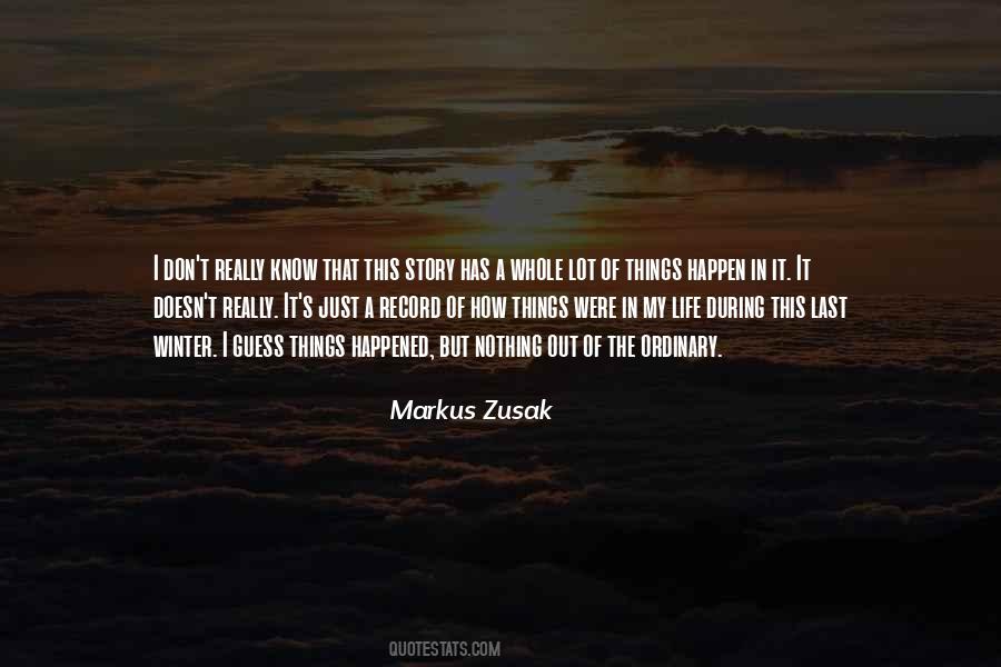 Quotes About Winter Things #848436