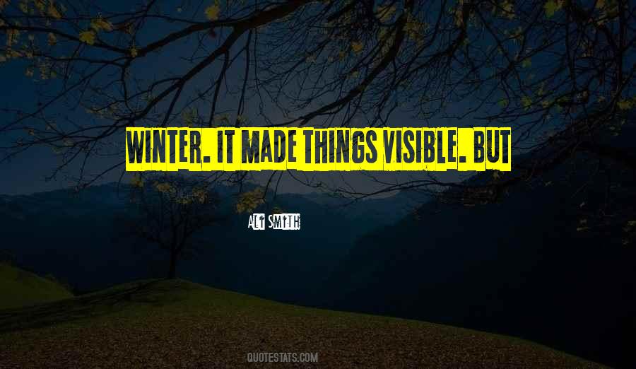 Quotes About Winter Things #885515