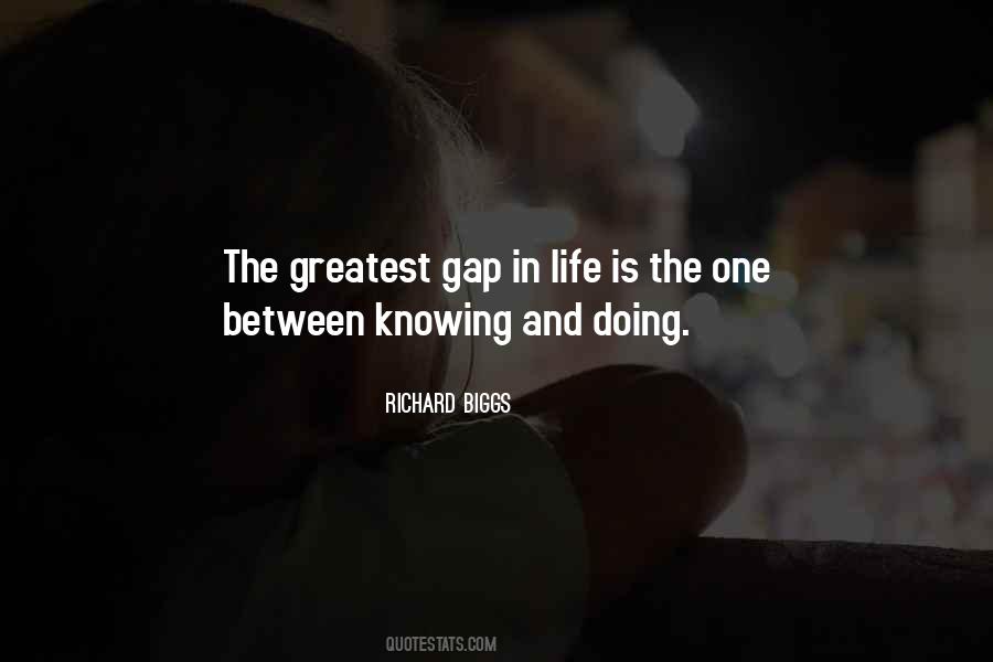 Knowing Doing Gap Quotes #1280936