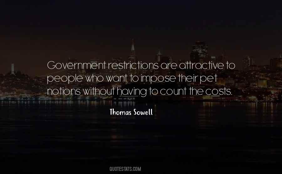 Quotes About Government Restrictions #1362393