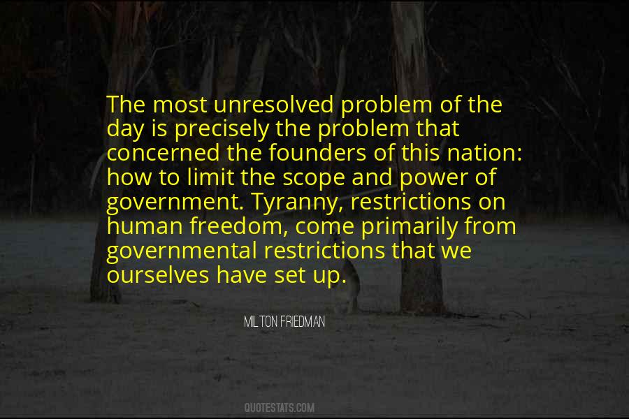 Quotes About Government Restrictions #831342