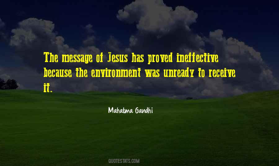 Gandhi Jesus Quotes #121064