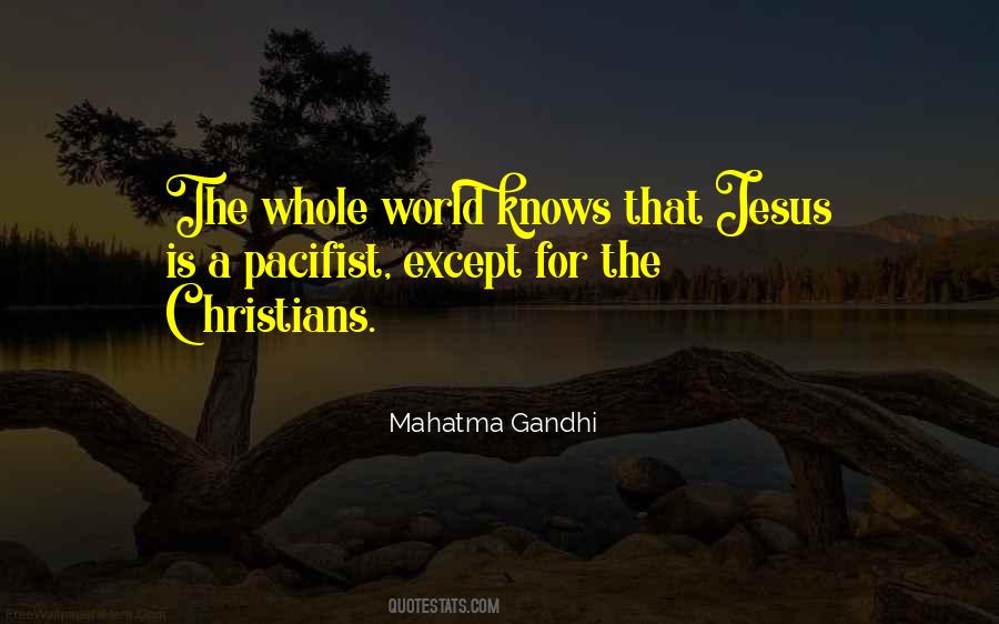 Gandhi Jesus Quotes #1370870