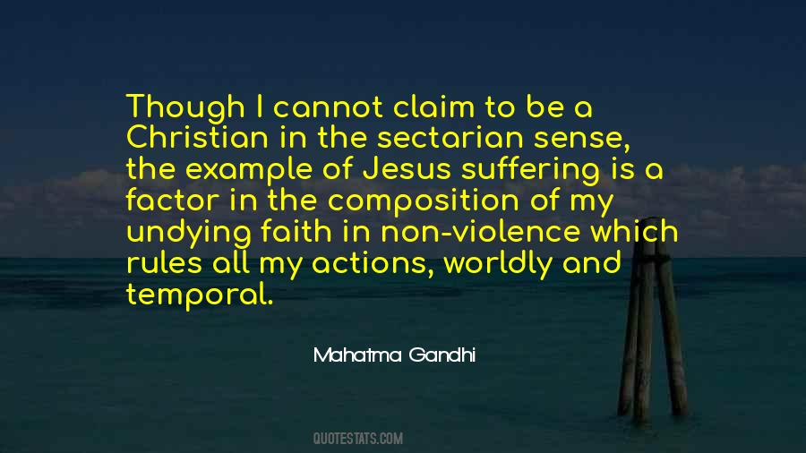 Gandhi Jesus Quotes #195576
