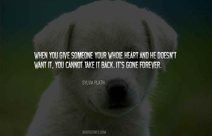 When You Want Someone Back Quotes #1574787