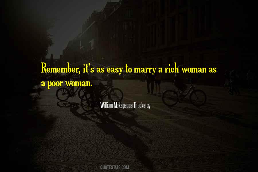 Be A Rich Woman Quotes #1679372
