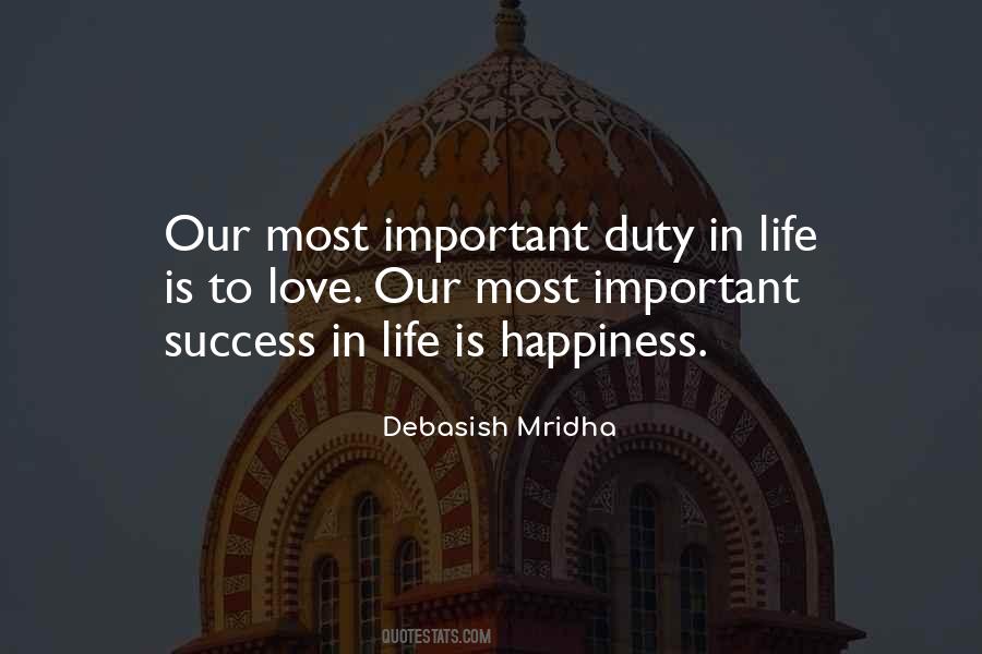 Success Is More Important Than Happiness Quotes #327425