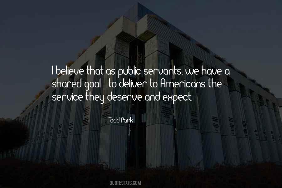 Service To The Public Quotes #318912