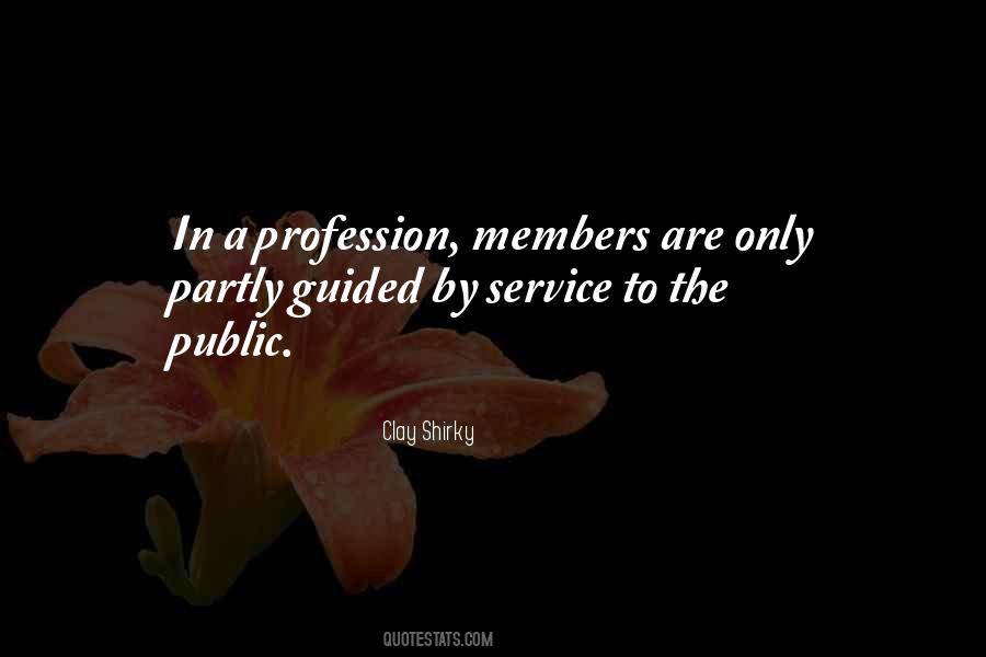 Service To The Public Quotes #631062