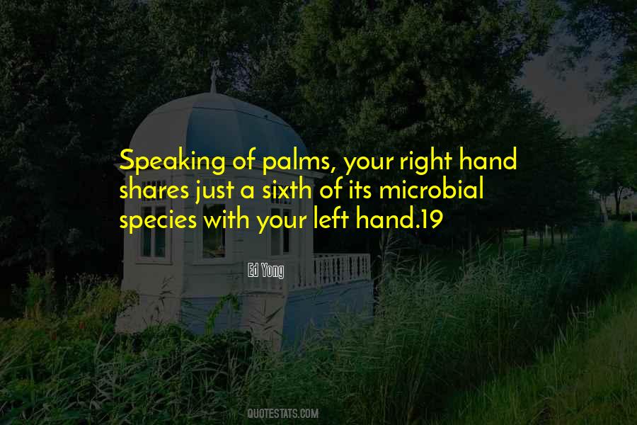 Quotes About A Left Hand #1758900