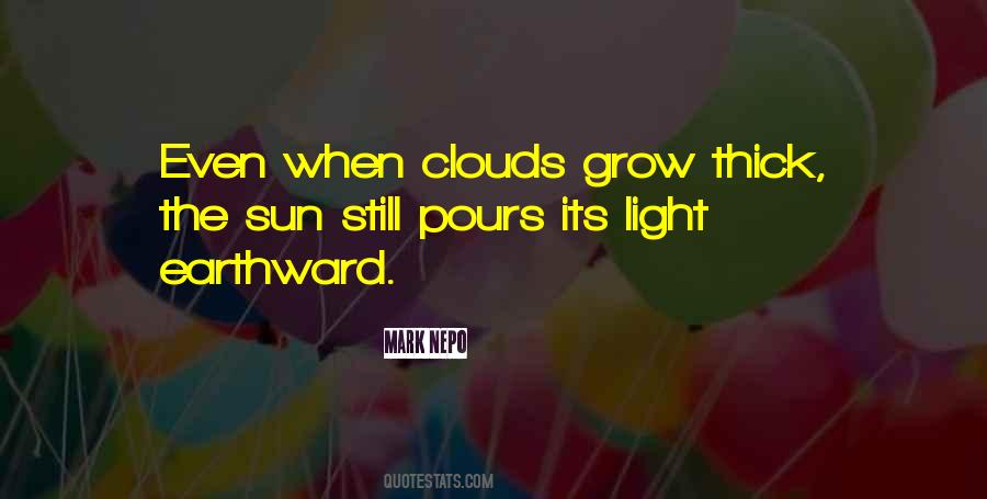 Clouds Sun Quotes #1062400