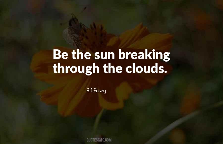 Clouds Sun Quotes #815941