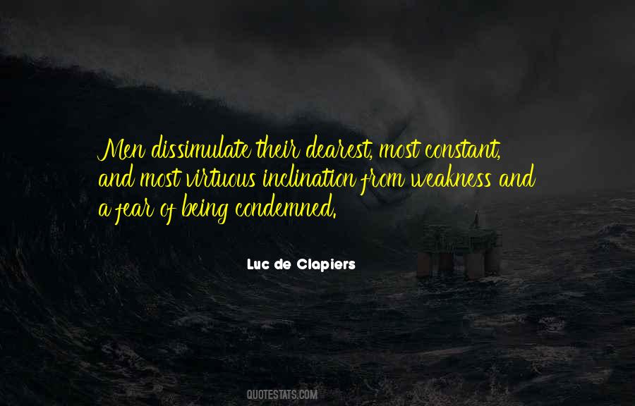 Quotes About Weakness Of Men #141147