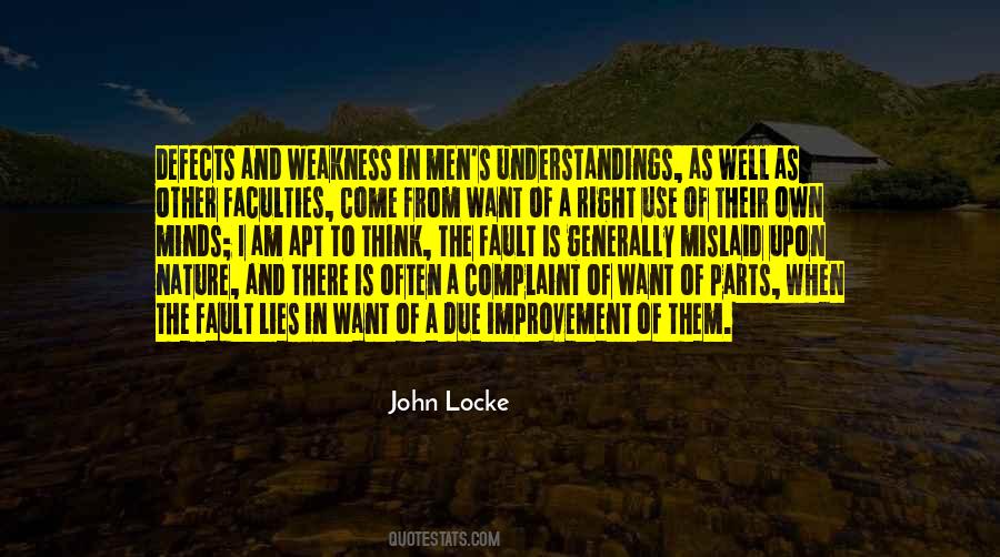 Quotes About Weakness Of Men #551471
